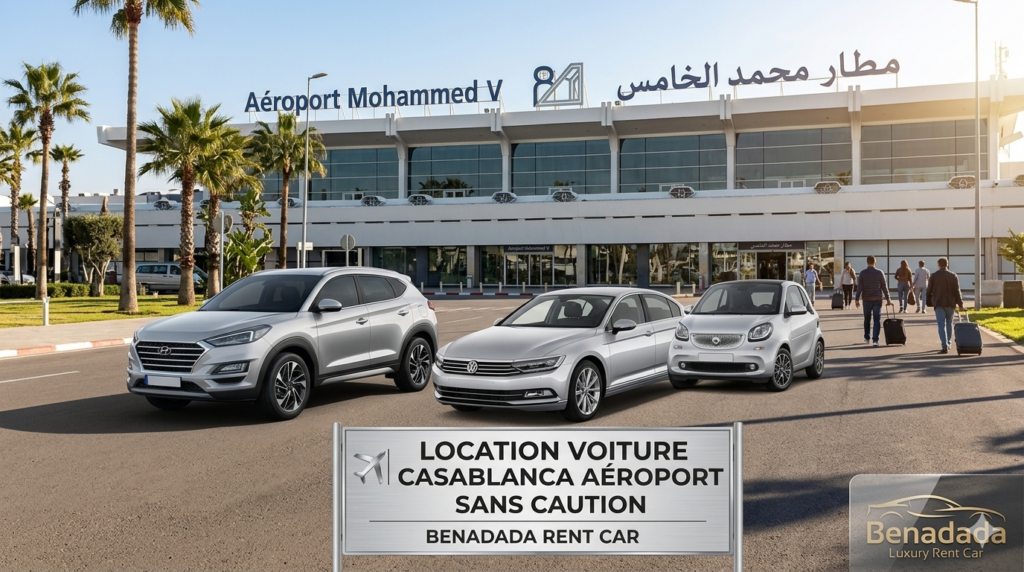 location voiture casablanca aeroport sans caution benadada