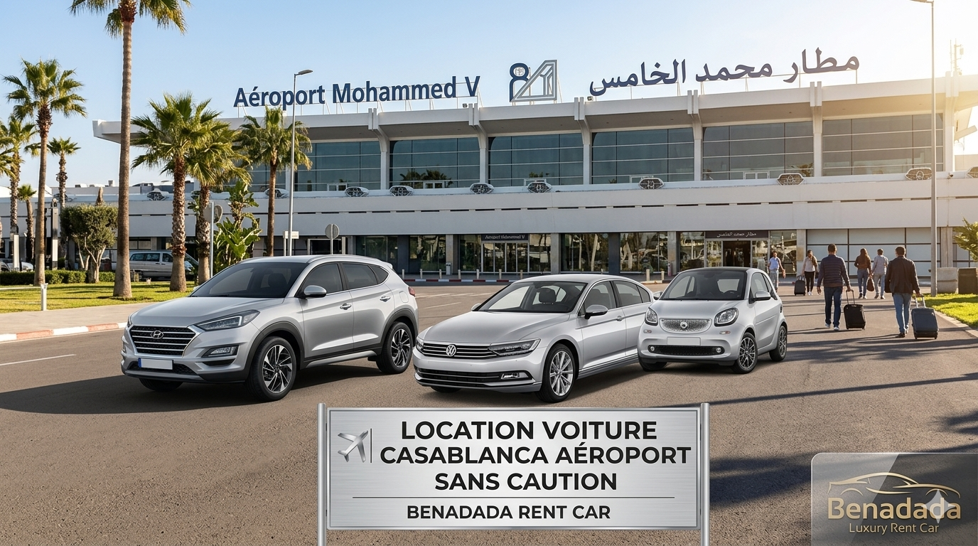 Location voiture Casablanca aéroport sans caution - Benadada Rent Car